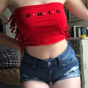 Ohio State University Handmade Tube Top (OSU)